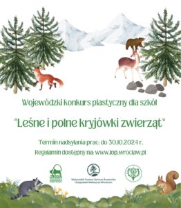 Plakat leśne kryjówki